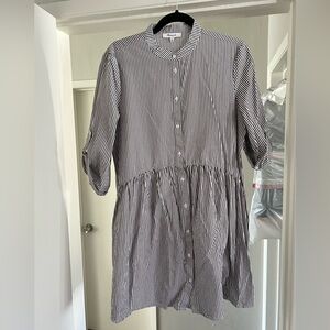 Madewell Striped Shirt Dress